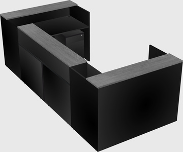 Reception desk u-shape