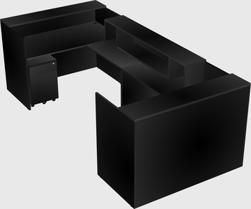 Reception desk u-shape