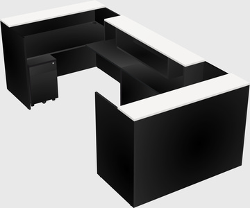 Reception desk u-shape