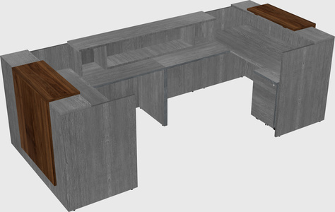 Reception desk u-shape