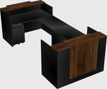 Reception desk u-shape