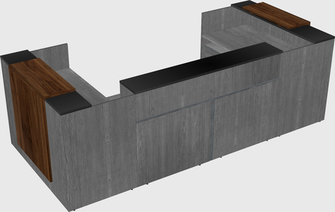 Reception desk u-shape