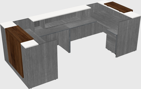 Reception desk u-shape