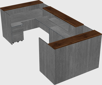 Reception desk u-shape