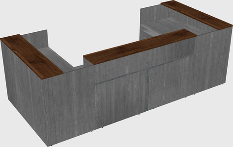 Reception desk u-shape