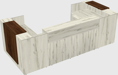 Reception desk u-shape