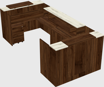 Reception desk u-shape