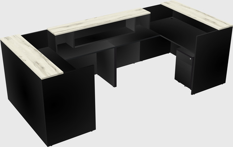 Reception desk u-shape