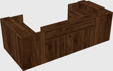 Reception desk u-shape