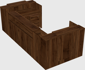 Reception desk u-shape