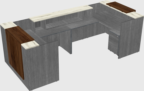 Reception desk u-shape