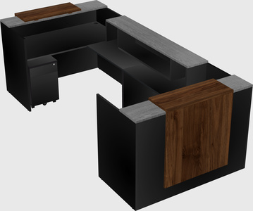 Reception desk u-shape