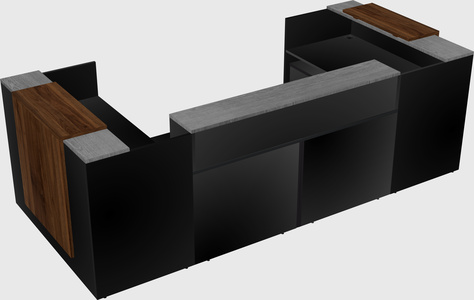 Reception desk u-shape