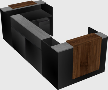 Reception desk u-shape