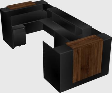 Reception desk u-shape