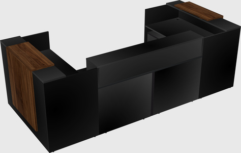 Reception desk u-shape