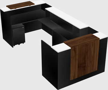 Reception desk u-shape
