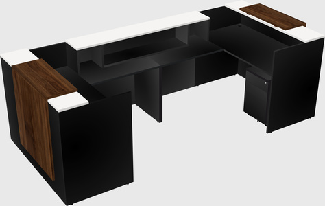 Reception desk u-shape