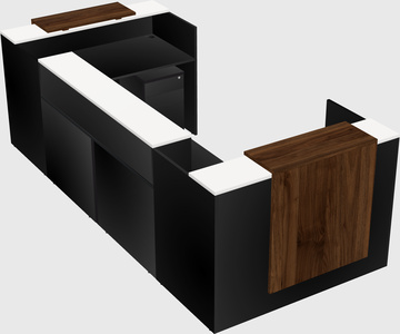 Reception desk u-shape