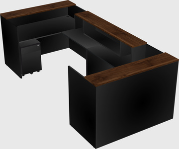 Reception desk u-shape
