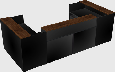 Reception desk u-shape