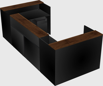 Reception desk u-shape