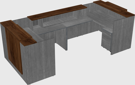 Reception desk u-shape