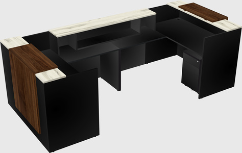 Reception desk u-shape