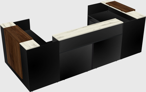 Reception desk u-shape