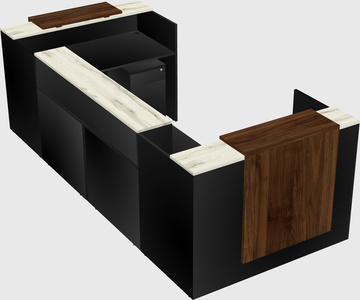 Reception desk u-shape