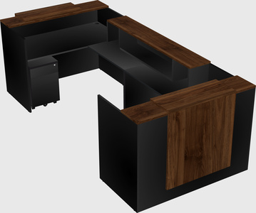 Reception desk u-shape