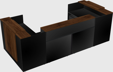 Reception desk u-shape