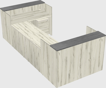 Reception desk u-shape