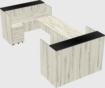 Reception desk u-shape
