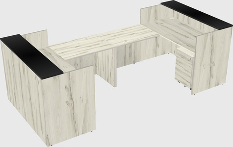 Reception desk u-shape