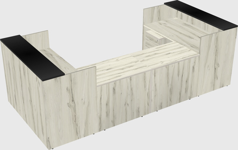 Reception desk u-shape