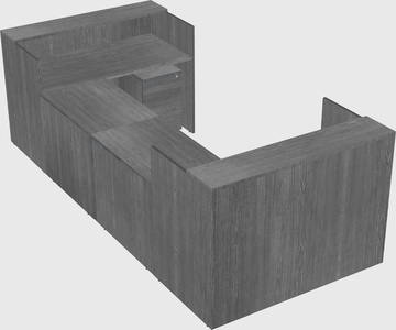 Reception desk u-shape