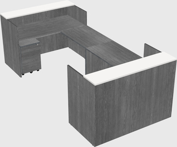 Reception desk u-shape