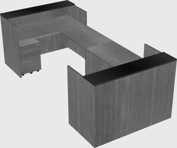 Reception desk u-shape