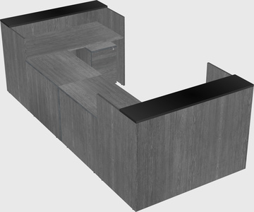 Reception desk u-shape