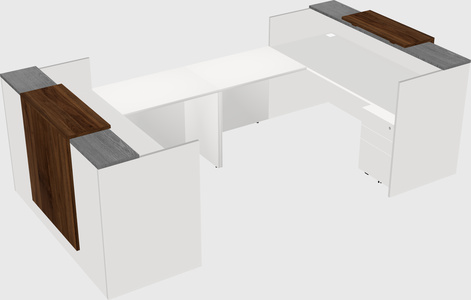 Reception desk u-shape