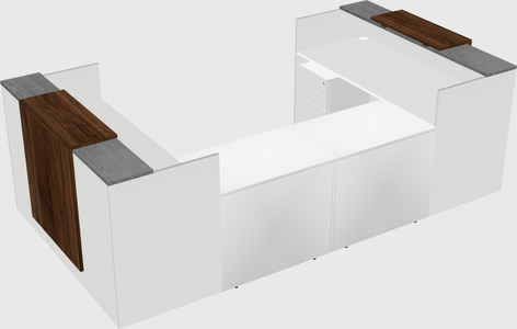 Reception desk u-shape