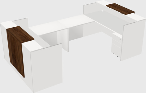 Reception desk u-shape