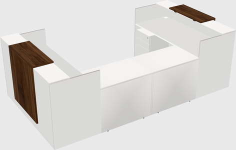Reception desk u-shape