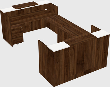 Reception desk u-shape