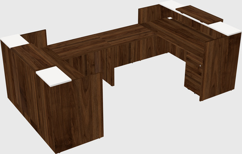 Reception desk u-shape