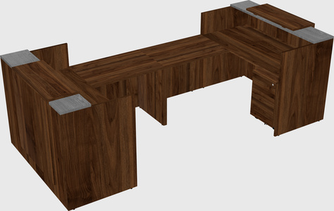 Reception desk u-shape