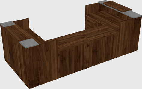 Reception desk u-shape