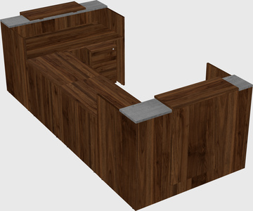 Reception desk u-shape