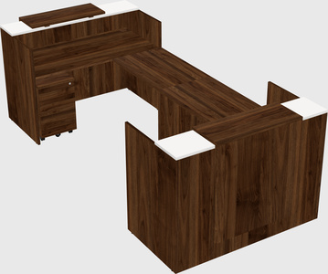 Reception desk u-shape